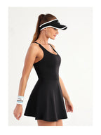 Beauty Back Hollow Out Dress Tennis Skirt Gym