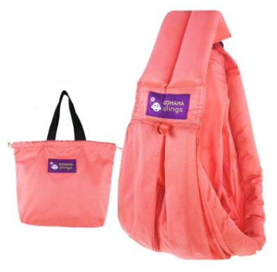 Cotton breathable sling baby carrier baby bag back pocket