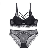 Women's lace bra set