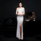Party Evening Dress Sexy Long Section Was Thin Toast Bride