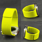IwatchS10 Dynamic Wind Litchi Pattern Soft Magnetic Silicone Watch Strap