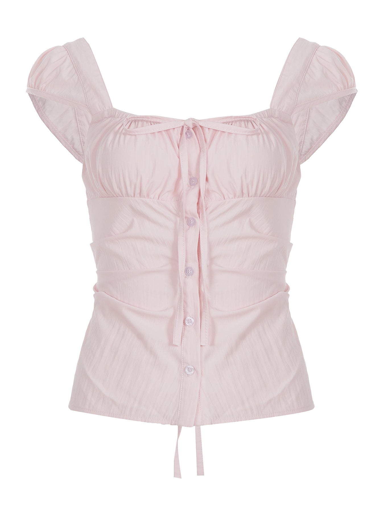 Sweetheart Age-reducing Square Collar Slimming Top