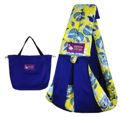 Cotton breathable sling baby carrier baby bag back pocket