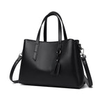 Cowhide Leather Women's Bag Large Capacity Shoulder Handbag