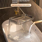 Double-Layer Light Luxury Storage Box Desktop Cosmetics Storage Rack